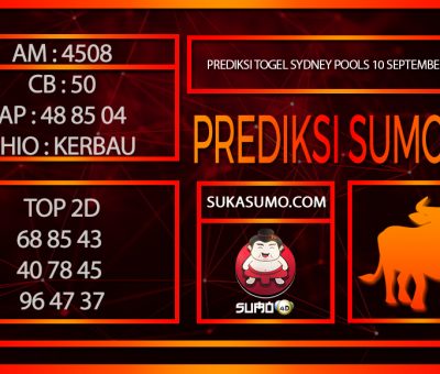 PREDIKSI TOGEL SYDNEY POOLS10/SEPTEMBER/2024