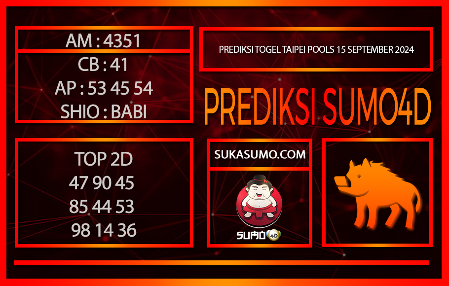 PREDIKSI TOGEL TAIPEI POOLS/15/SEPTEMBER/2024