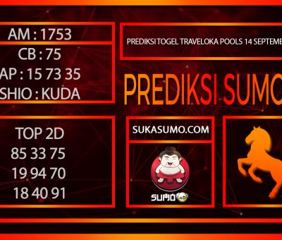 PREDIKSI TOGEL TRAVELOKA POOLS/14/SEPTEMBER/2024