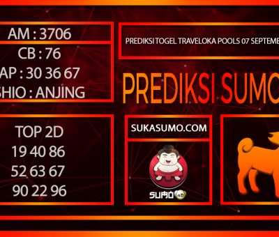 PREDIKSI TOGEL TRAVELOKA POOLS07/SEPTEMBER/2024