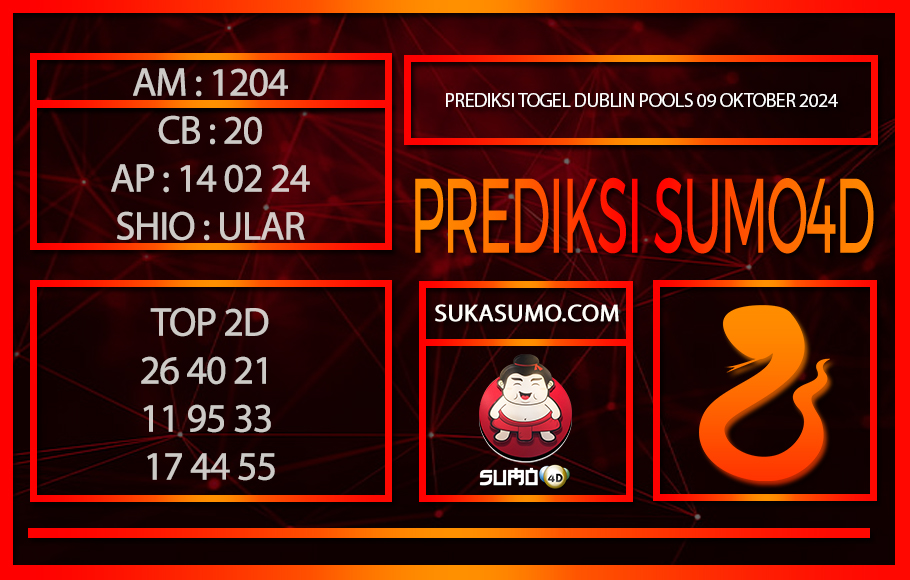 PREDIKSI TOGEL DUBLIN POOLS/09/OKTOBER/2024