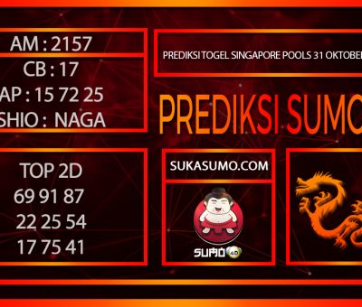 PREDIKSI TOGEL SINGAPORE POOLS/31/OKTOBER/2024