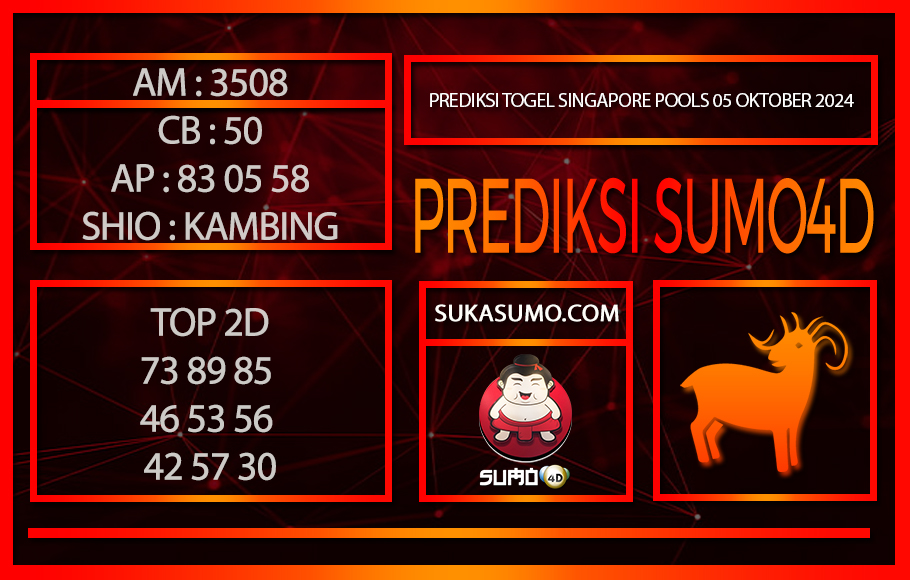 PREDIKSI TOGEL SINGAPORE POOLS/05/OKTOBER/2024