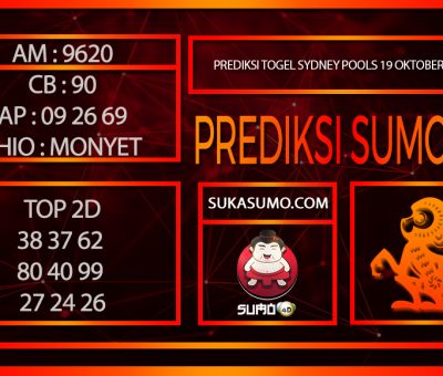 PREDIKSI TOGEL SYDNEY POOLS/19/OKTOBER/2024