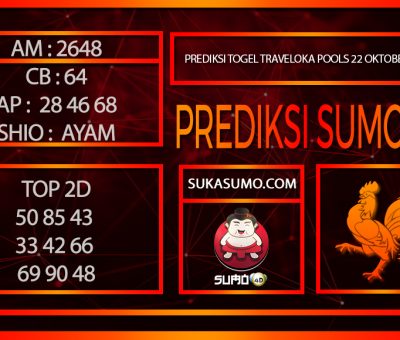 PREDIKSI TOGEL TRAVELOKA POOLS/22/OKTOBER/2024