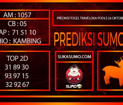 PREDIKSI TOGEL TRAVELOKA POOLS/26/OKTOBER/2024