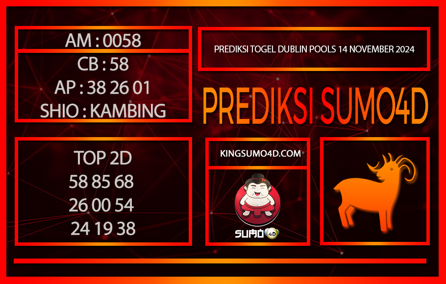 PREDIKSI TOGEL DUBLIN POOLS/14/NOVEMBER/2024