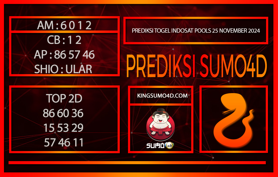 PREDIKSI TOGEL INDOSAT POOLS/25/NOVEMBER/2024