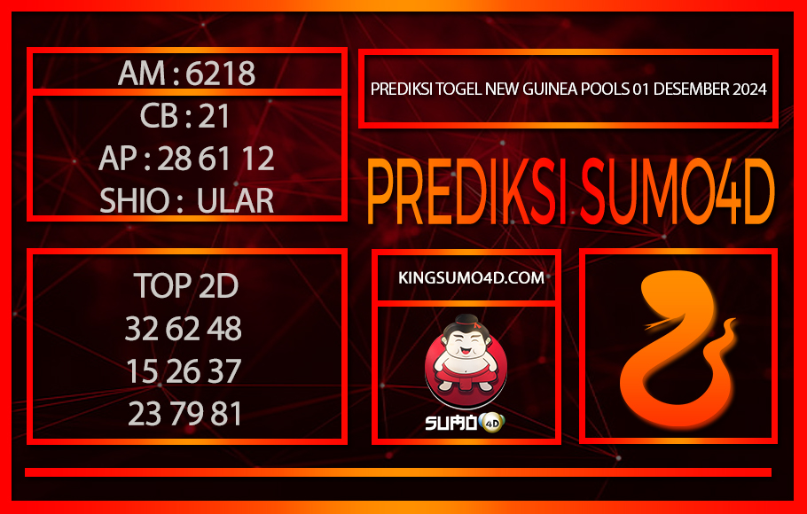 PREDIKSI TOGEL NEWGUINEA POOLS/01/DESEMBER/2024