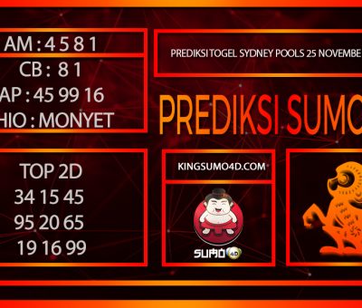 PREDIKSI TOGEL SYDNEY POOLS/25/NOVEMBER/2024