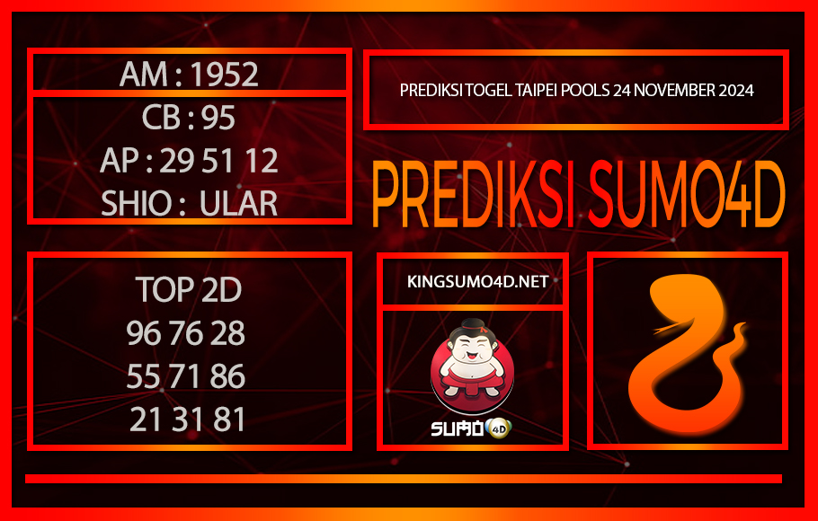 PREDIKSI TOGEL TAIPEI POOLS/24/NOVEMBER/2024