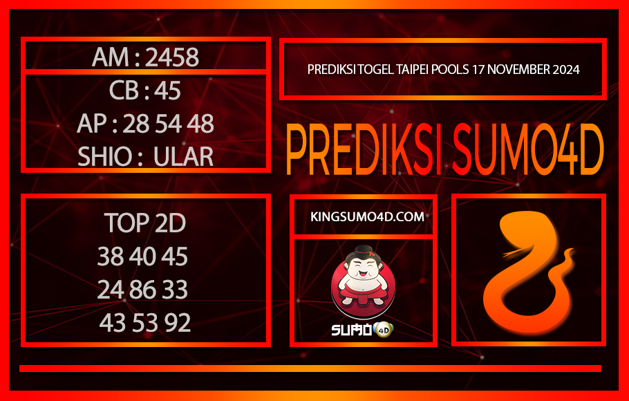 PREDIKSI TOGEL TAIPEI POOLS/17/NOVEMBER/2024