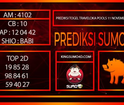 PREDIKSI TOGEL TRAVELOKA POOLS/11/NOVEMBER/2024