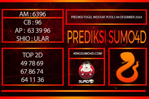 PREDIKSI TOGEL INDOSAT POOLS/04/DESEMBER/2024