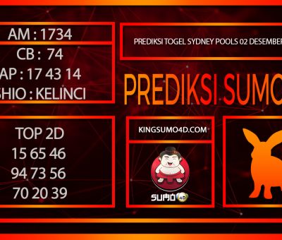 PREDIKSI TOGEL SYDNEY POOLS/02/DESEMBER/2024